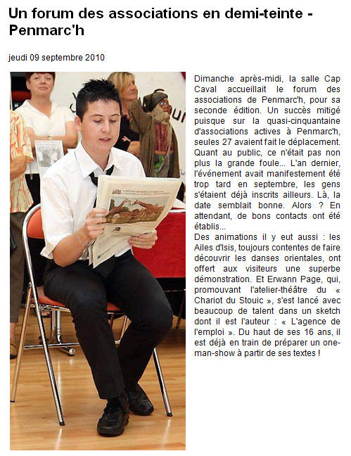 Article de presse