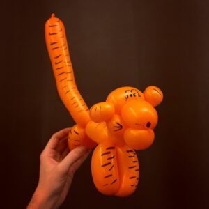 Sculpture sur ballons tigre