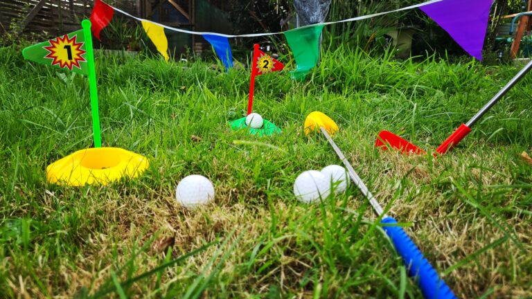 mini golf kermesse à la maison