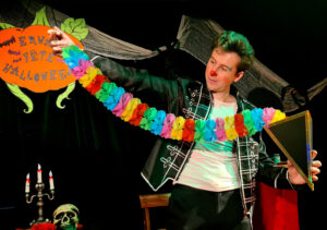 spectacle de clown et de magie pour Halloween