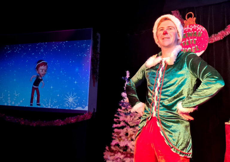 spectacle de clown à Noël